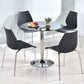 Modern Style Glass Kitchen Dining Table Round Table with Tulip Base for Home Use Clearhalo ' dining_table' 'Dining Tables & Seating' 'Dining Tables' 'furn' 'furn_dining_table' 'Furniture' 'furniture_dining_table' 'Kitchen & Dining Furniture' 'kitchen&dining_furn' 'kitchen' 'kitchen_dining_table' 1200x1200_b62e073f-c440-4589-92ef-4f7c55221b17