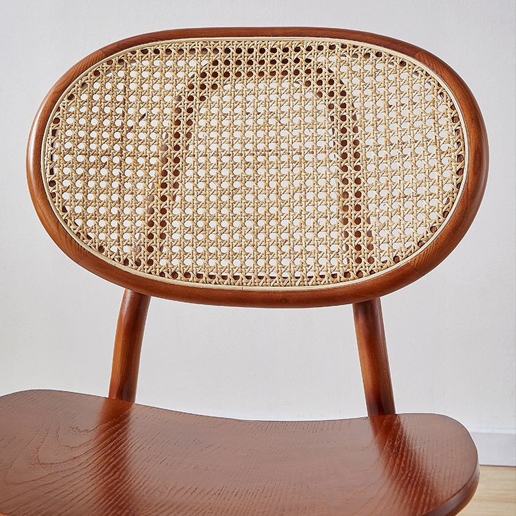 Contemporary Wood Dining Armless Chair Open Back Dining Side Chair for Home Use Clearhalo 'Dining Chairs' 'Dining Tables & Seating' 'dining_chair' 'furn' 'furn_dining_chair' 'Furniture' 'furniture_dining_chair' 'Kitchen & Dining Furniture' 1200x1200_b6309659-c809-42cb-9f88-643e64635d6a