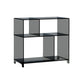 4 Shelves Modern Style Bookshelf Open Back Geometry Acrylic Bookcase Clearhalo 'Bookcases' 'furn' 'furn_bookcases' 'Furniture' 'Office Furniture' 1200x1200_b633c58f-d2de-42b7-9cab-9a1ad0c8f598