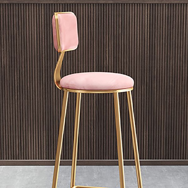 Glam Gold Legs Bar Stools Living Room Upholstered Counter Chair Clearhalo 'Bar Furniture' 'Bar Stools' 'bar_stools' 'furn' 'furn_bar_stools' 'Furniture' 'Kitchen & Dining Furniture' 1200x1200_b63c93c5-dd2a-4ec1-aa03-bb9511448e59