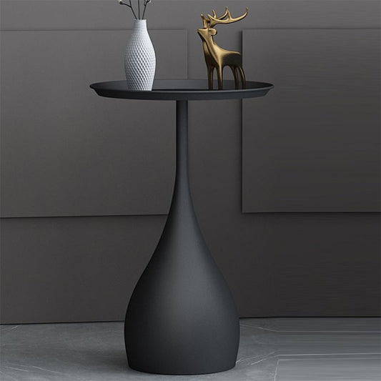 Zeitgenössisches Bett Nachttisch antiker Finish Akzenttisch Nachttisch