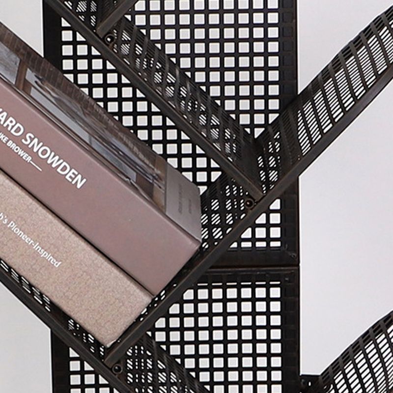 Industrial Geometric Bookcase Metal Book Shelf for Home Office Clearhalo 'Bookcases' 'furn' 'furn_bookcases' 'Furniture' 'furniture_bookcases' 'kitchen' 'kitchen_bookcases' 'Living Room Furniture' 'Office Furniture' 1200x1200_b6419b6f-d73c-48e1-9db0-06ec044e5213