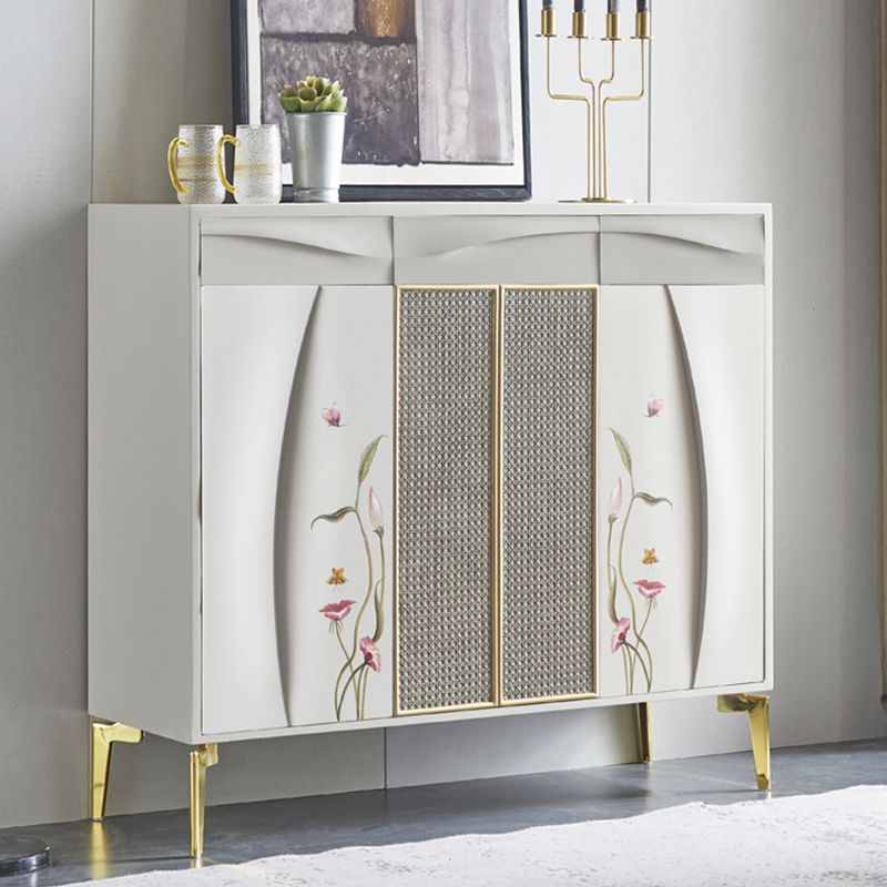 Server da pranzo in legno ingegnerizzato per porte in stile glam per cucina