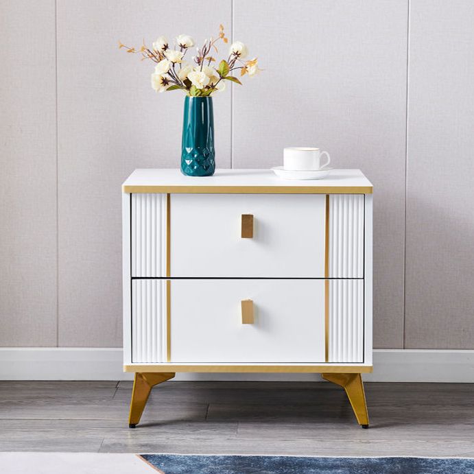 Table de chevet de table à accent contemporain