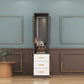 Modern Style Wooden Wardrobe Cloth Rod Included Wardrobe Closet for Bedroom