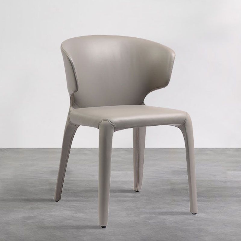 Contemporary Faux Leather Dining Chair Metal Dining Chairs for Restaurant Use Clearhalo ' kitchen&dining_furn' 'Dining Chairs' 'Dining Tables & Seating' 'dining_chair' 'furn' 'furn_dining_chair' 'Furniture' 'furniture_dining_chair' 'Kitchen & Dining Furniture' 'kitchen' 1200x1200_b647a19b-118d-4703-9639-b3225e612a7b