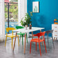 Plastic Scandinavian Arm Chair Kitchen Dining Room Open Back Chair Clearhalo 'Dining Chairs' 'Dining Tables & Seating' 'dining_chair' 'furn' 'furn_dining_chair' 'Furniture' 'furniture_dining_chair' 'Kitchen & Dining Furniture' 1200x1200_b649a1c1-5f04-4de7-906f-65f67d5be229