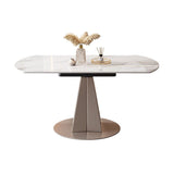 Modern Dining Sintered Stone Table Dining Round Table for Home Clearhalo 'Dining Tables & Seating' 'Dining Tables' 'dining_table' 'furn' 'furn_dining_table' 'Furniture' 'Kitchen & Dining Furniture' 1200x1200_b64b8fa7-5d31-49bd-8f33-822d37e5f1d8