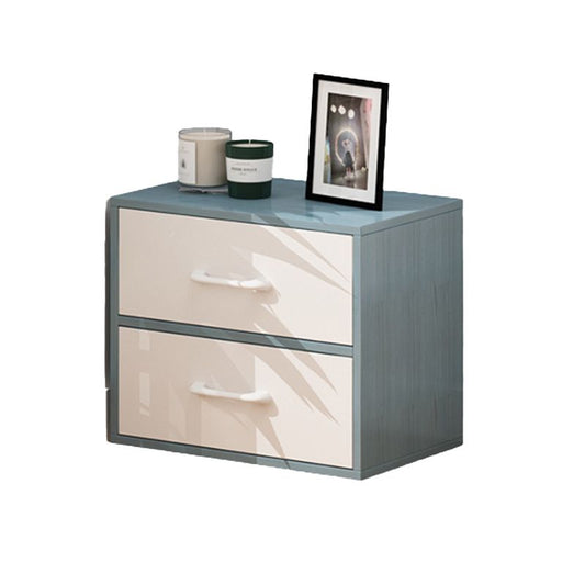 Contemporary Rectangle Gloss Finish with Drawer Chest,18.9" L Clearhalo 'Cabinets & Chests' 'cabinets_chests' 'furn' 'furn_cabinets_chests' 'Furniture' 'Living Room Furniture' 1200x1200_b64c758f-d5fe-4d0f-b114-c7c88034f006