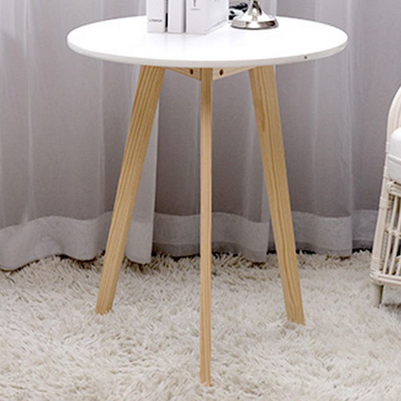 27.56" Tall Round Wood Side Table Contemporary Tri Pin End Table Clearhalo 'Coffee & Accent Tables' 'End & Side Tables' 'end_side_tables' 'furn' 'furn_end_side_tables' 'Furniture' 'Living Room Furniture' 1200x1200_b64cf6c3-aa02-4763-93db-69ed93f12bb1