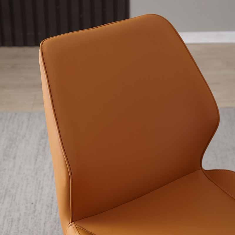 Contemporary Style Dining Chairs Armless Metal Side Wingback Chairs for Kitchen Clearhalo ' kitchen&dining_furn' 'Dining Chairs' 'Dining Tables & Seating' 'dining_chair' 'furn' 'furn_dining_chair' 'Furniture' 'furniture_dining_chair' 'Kitchen & Dining Furniture' 'kitchen' 1200x1200_b64e418c-fb8d-49d7-baa8-f056dd8a16ac