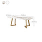 Iron and Slate Table Glam Style Simple Home Rectangular Dining Table Clearhalo 'Dining Tables & Seating' 'Dining Tables' 'dining_table' 'furn' 'furn_dining_table' 'Furniture' 'Kitchen & Dining Furniture' 1200x1200_b64eaf82-f83f-475e-a3bf-294fd70aee4e