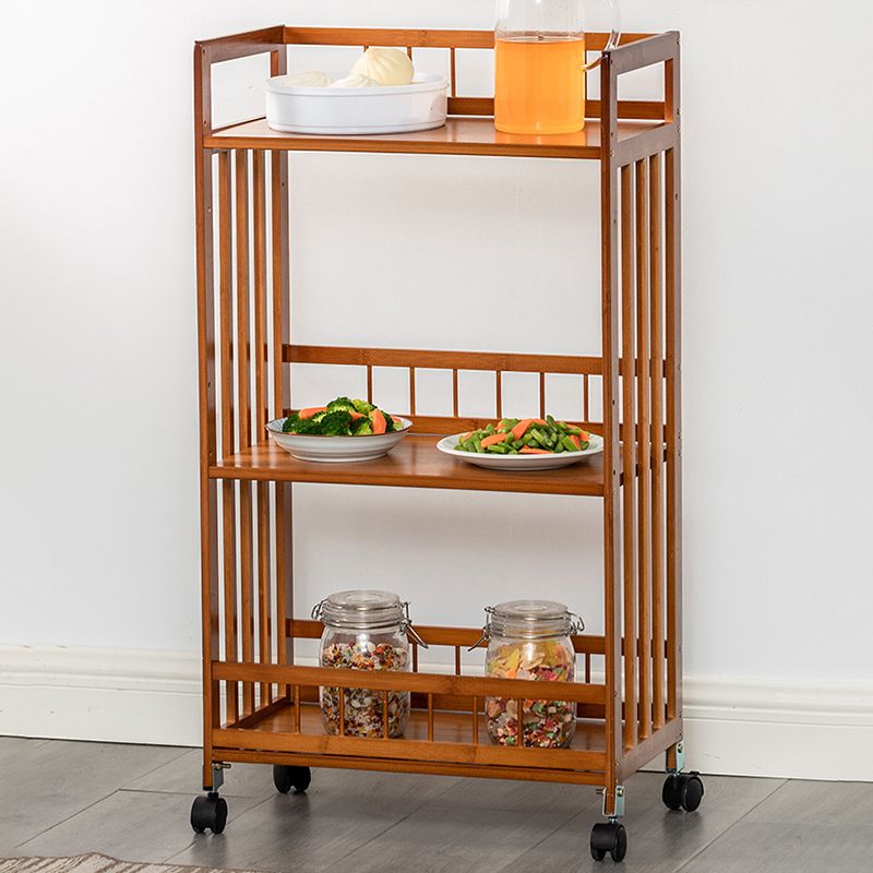 Tavolo da preparazione a rotolamento in stile contemporaneo tavolo da preparazione in legno per ristorante