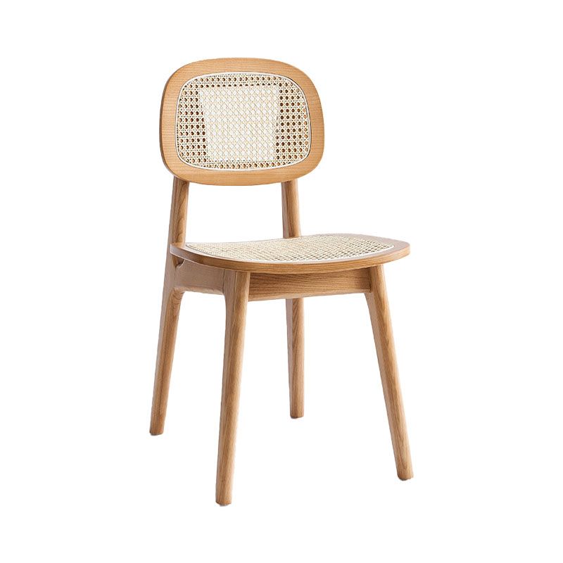 Wood Contemporary Kitchen Dining Armless Chair Open Back Dining Chair Clearhalo ' kitchen&dining_furn' 'Dining Chairs' 'Dining Tables & Seating' 'dining_chair' 'furn' 'furn_dining_chair' 'Furniture' 'furniture_dining_chair' 'Kitchen & Dining Furniture' 'kitchen' 1200x1200_b651022b-ef12-41a1-a469-67b493b4b66f