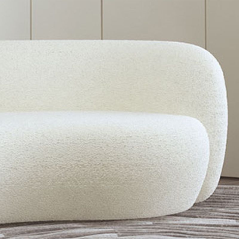 Contemporary Curved Sofa in Beige for Apartment 28.35" High Sofa Clearhalo 'furn' 'furn_sofas' 'Furniture' 'Living Room Furniture' 'Sofa' 'sofas' 1200x1200_b6514f04-1654-4c85-bf48-07977c6669e1
