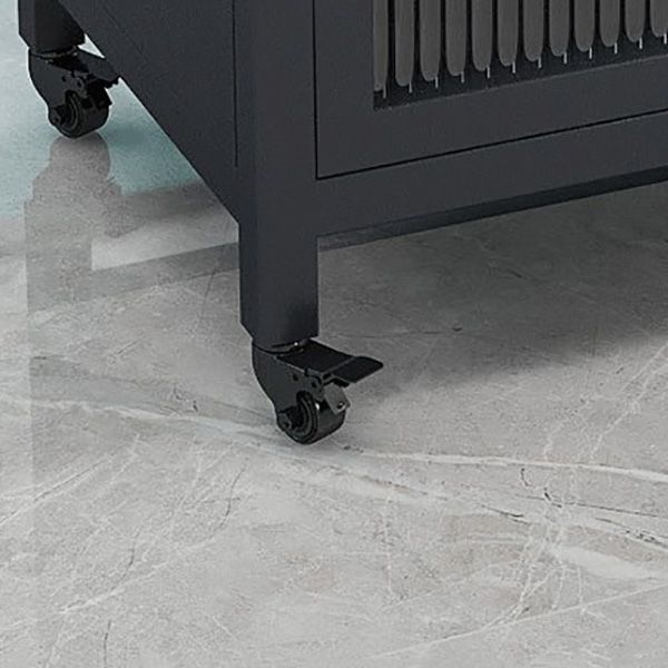 Tavolo da pranzo di preparazione in marmo moderno tavolo isola con mobile per lo stoccaggio