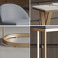 Glam Bar Table Set 1/2/5 Pieces Rectangle Bar Table with Metal High Stools for Kitchen Clearhalo 'Bar Furniture' 'furn' 'furn_home_bar_bar_sets' 'Furniture' 'Home Bars & Bar Sets' 'home_bar_bar_sets' 'Kitchen & Dining Furniture' 1200x1200_b6548833-bedc-41e4-bfb9-9ba4bc7d0863