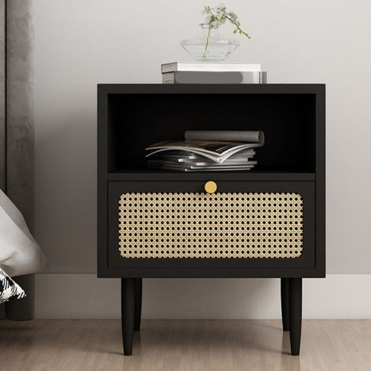 Mesa de acento de madera sólida Cabinete Modernside Modernside con cajón