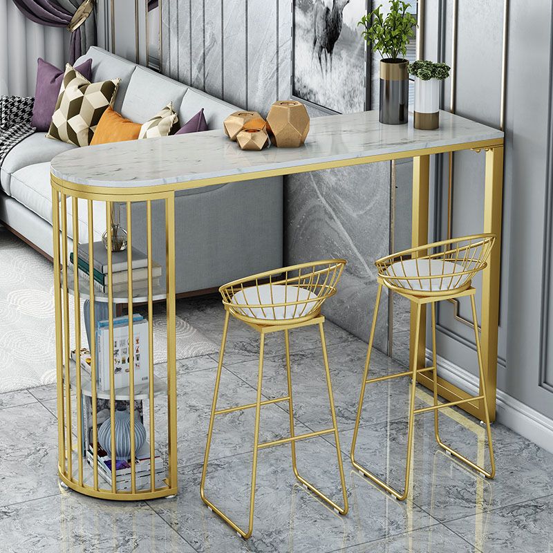 1/3 Pieces Luxurious Irregular Shape Pub Table Set Artificial Marble Top Table Set Clearhalo 'Bar Furniture' 'furn' 'furn_home_bar_bar_sets' 'Furniture' 'Home Bars & Bar Sets' 'home_bar_bar_sets' 'Kitchen & Dining Furniture' 1200x1200_b655d87d-29d0-46b5-874a-ef782c23f7f9