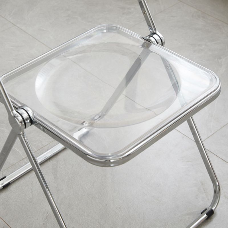 Industrial Design Folding Plastic Side Chairs Open Back Dining Side Chair Clearhalo ' kitchen&dining_furn' 'Dining Chairs' 'Dining Tables & Seating' 'dining_chair' 'furn' 'furn_dining_chair' 'Furniture' 'furniture_dining_chair' 'Kitchen & Dining Furniture' 'kitchen' 1200x1200_b658ec58-4f99-40f2-bfc0-36424ab401b8