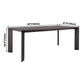Rectangle Pine Solid Wood Table in Dark Brown Modern Dining Table with 4 Legs for Restaurant Clearhalo ' dining_table' 'Dining Tables & Seating' 'Dining Tables' 'furn' 'furn_dining_table' 'Furniture' 'furniture_dining_table' 'Kitchen & Dining Furniture' 'kitchen&dining_furn' 'kitchen' 'kitchen_dining_table' 1200x1200_b65a2ec2-f2e6-4a42-9bc2-0666ebafeb88