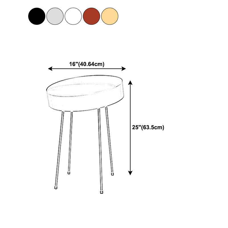 Geometric Metal Coffee Table Modern 4 Legs 15.7''/23.6''/31.5'' Cocktail Table Clearhalo 'Coffee & Accent Tables' 'Coffee Tables' 'coffee_tables' 'furn' 'furn_coffee_tables' 'Furniture' 'furniture_coffee_tables' 'Living Room Furniture' 1200x1200_b65ae991-8813-4ea0-bb9e-cba97975154f