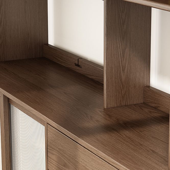 3-Drawer Rubber Wood Sideboard Modern Adjustable Shelving Credenza for Living Room Clearhalo 'buffet_sideboard' 'Buffets & Sideboards' 'Furniture' 'furniture_buffet_sideboard' 'Kitchen & Dining Furniture' 1200x1200_b65b7d09-a99f-4cff-930e-3854d523d86d