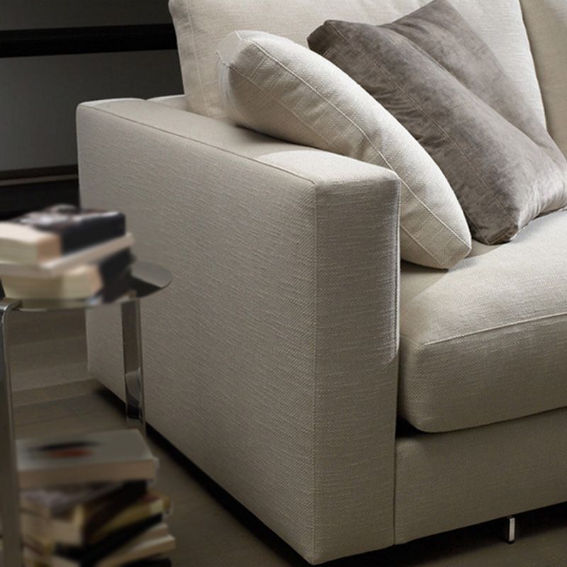 Rectangular Sofa with Pillow Back and Feather/sponge/latex Cushion Filled with Pine Frame Clearhalo 'furn' 'furn_sofas' 'Furniture' 'furniture_sofas' 'kitchen' 'kitchen_sofas' 'Living Room Furniture' 'Sofa' 'sofas' 1200x1200_b65c8450-7286-4415-81fb-680becb684c3