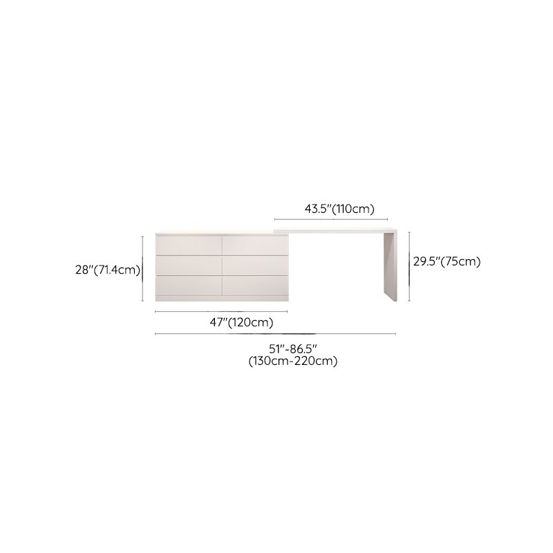 Modern Bright White With Drawer Bedroom Lighted Mirror Solid Wood Dressing Table Clearhalo 'Bedroom Furniture' 'furn' 'furn_makeup_vanities' 'Furniture' 'Makeup Vanities' 'makeup_vanities' 1200x1200_b65d07e3-892c-43da-96c3-bb22e8c23f85