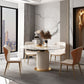 Glam Round Dining Set Stone 1/4/7 Pieces Dining Furniture for Indoor Clearhalo 'Dining Room Sets' 'Dining Tables & Seating' 'dining_room_set' 'furn' 'furn_dining_room_set' 'Furniture' 'Kitchen & Dining Furniture' 1200x1200_b65ed62a-c3ea-4f10-9602-468865997485