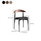 Industrial Upholstered Armless Chair Black Legs Kitchen Open Back Dining Chair Clearhalo 'Dining Chairs' 'Dining Tables & Seating' 'dining_chair' 'furn' 'furn_dining_chair' 'Furniture' 'Kitchen & Dining Furniture' 1200x1200_b65f9dfb-e47e-4d99-9f15-54b65d565a31