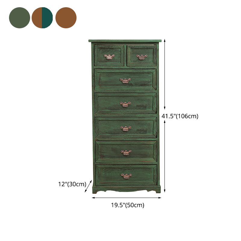 14" W Wooden Lingerie Chest Traditional Storage Chest with Drawers Clearhalo 'Bedroom Furniture' 'Dressers & Chests' 'dressers_chests' 'furn' 'furn_dressers_chests' 'Furniture' 1200x1200_b6626c3e-7765-482e-970a-0938f4a09669