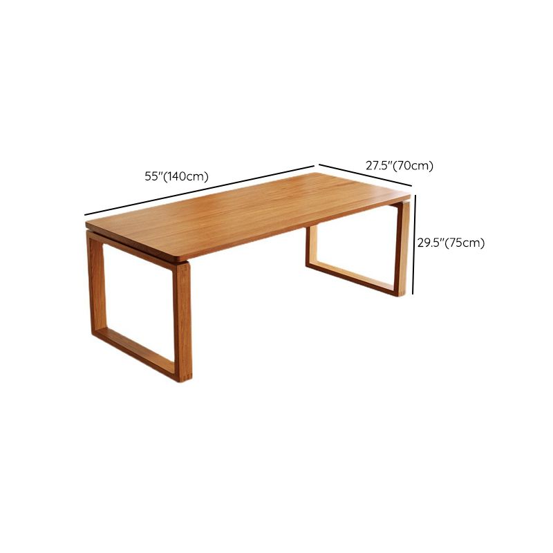 Traditionele 1/2/5/7 stukken meubels vaste houten rechthoekige eetgelegenheden in bruin