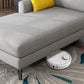 Modern Style Upholstered Chaise Living Room Square Arms Chaise