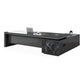 Black L-Shape Office Desk Cable Management Executive Desk with 2-Drawer Clearhalo 'furn' 'furn_office_desk' 'Furniture' 'Office Desks' 'Office Furniture' 'office_desk' 1200x1200_b664887f-e78f-4248-a378-42881752b368