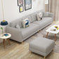 Modern Grey Fabric/Faux Leather Standard Sofa Square Arm Tufted Sofa Clearhalo 'furn' 'furn_sofas' 'Furniture' 'furniture_sofas' 'kitchen' 'kitchen_sofas' 'Living Room Furniture' 'Sofa' 'sofas' 1200x1200_b665c4d0-ddf8-4cf7-ba67-f8cf708a2973