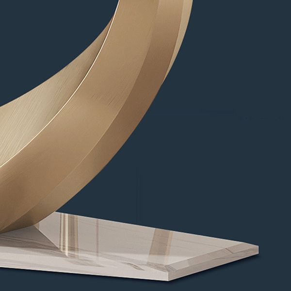 Mesa de comedor Glam de piedra sinterizada, mesa rectangular para cocina