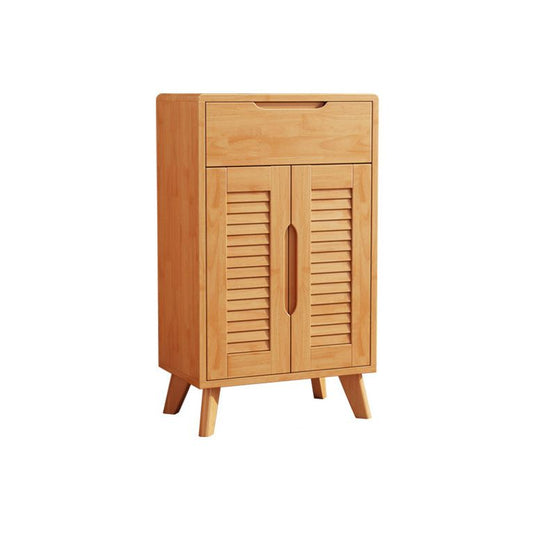 Armoire à accent moderne et contemporain armoire en bois massif avec étagères