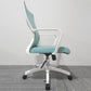 Modern Slide Office Chair Mid Back Fixed Arms Adjustable Seat Desk Chair with Wheels Clearhalo 'furn' 'furn_office_chair' 'Furniture' 'Office Chairs' 'Office Furniture' 'office_chair' 1200x1200_b671ff1c-22ac-47a5-92eb-54f440dee504