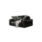 26.38" H Genuine Leather Square Arm Modern Sofa with Storage Black Standard Sofa Clearhalo 'furn' 'furn_sofas' 'Furniture' 'furniture_sofas' 'kitchen' 'kitchen_sofas' 'Living Room Furniture' 'Sofa' 'sofas' 1200x1200_b672e8c5-cd51-44a5-a2c0-6684c5482d7c