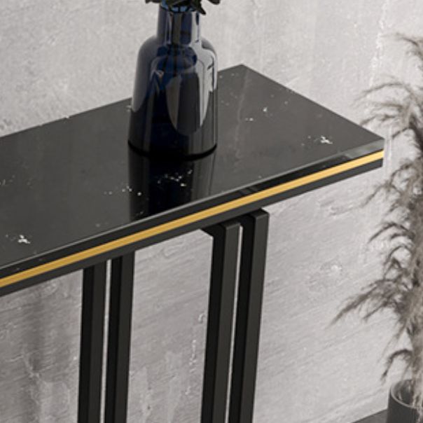 Sled Basic Console Table with Rectangle Top Sofa Console Table Clearhalo 'Console Tables' 'console_tables' 'Entry & Mudroom Furniture' 'furn' 'furn_console_tables' 'Furniture' 1200x1200_b6741b7f-1336-4e43-8ead-5ff6cf3d0eab