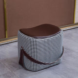 Contemporary Faux Leather Upholstered Ottoman Rectangle Shape Standard Clearhalo 'furn' 'furn_ottomans_poufs' 'Furniture' 'Living Room Furniture' 'Ottomans & Poufs' 'ottomans_poufs' 1200x1200_b675a602-ec57-440d-9af1-ff30036f3104
