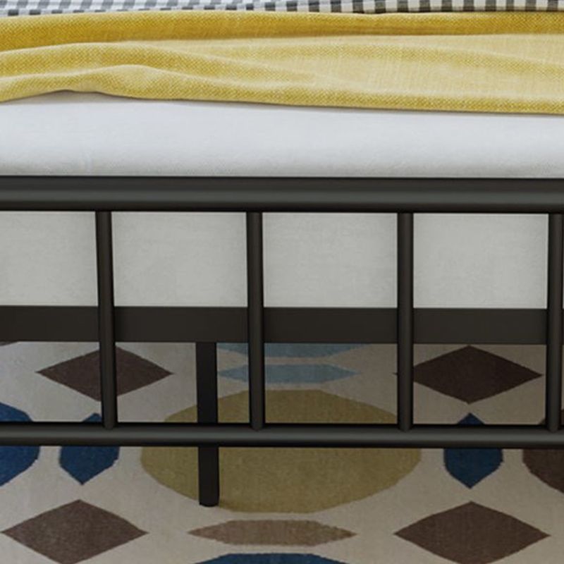 Cama estándar de alto perfil, cabecera de metal para la cabecera contemporánea