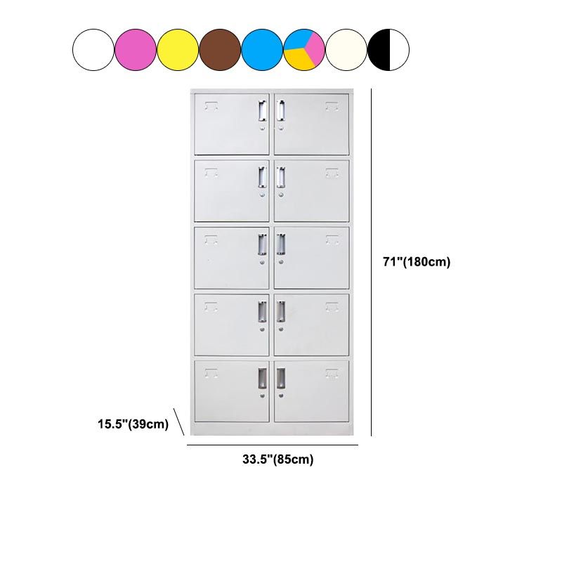 Kleiderschrank des zeitgenössischen Stils Metal Home Garderobe Closet mit Schloss