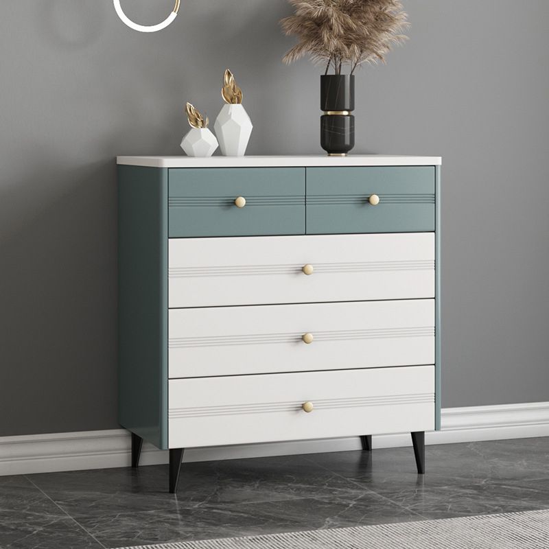 Rectangle Accent Chest with Soft Close Drawers Scratch Resistant Chest