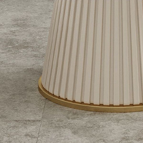 Stone Top Dining Table Round Table with Wood Pedestal Base in White Clearhalo 'Dining Tables & Seating' 'Dining Tables' 'dining_table' 'furn' 'furn_dining_table' 'Furniture' 'furniture_dining_table' 'Kitchen & Dining Furniture' 'kitchen' 'kitchen_dining_table' 1200x1200_b678b5b3-ece8-482f-86e3-7faa936329a5