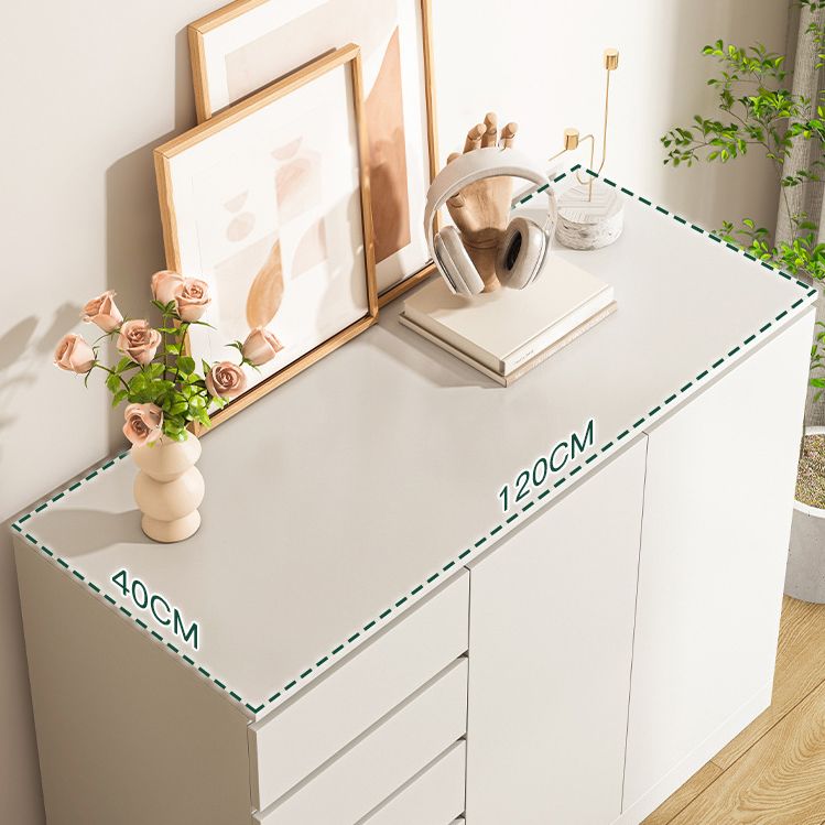 Artificial Wood Sideboard Modern Dining Sideboard with Drawers and Storage Clearhalo 'buffet_sideboard' 'Buffets & Sideboards' 'furn' 'furn_buffet_sideboard' 'Furniture' 'Kitchen & Dining Furniture' 1200x1200_b67c2bca-69d1-44d7-84a5-77949a6e26d0