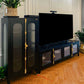Modern Metal TV Media Stand Enclosed Storage TV Console for Living Room Clearhalo 'furn' 'furn_tv_stands_entertainment_centers' 'Furniture' 'Living Room Furniture' 'TV Stands & Entertainment Centers' 'TV Stands & Media Storage Furniture' 'tv_stands_entertainment_centers' 1200x1200_b67c608e-dca1-4fc9-86b7-2ba37eaeacb8
