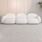 Modern Style Sofa Velvet Cushioned Backrest Sponge Cushions Fill Sofa Bed