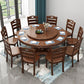 Solid Wood Dining Table Traditional Round Dining Table for Kitchen